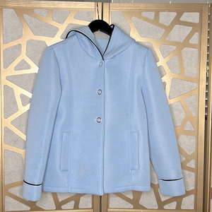 Vintage Hoodie Button Down Jacket‎